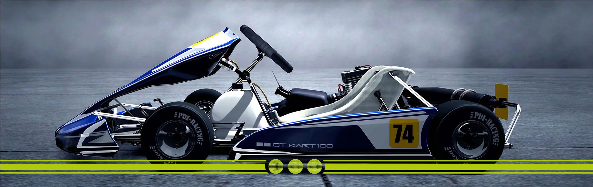 Kart de compétition, visuel d’origine Tip Top Moteur